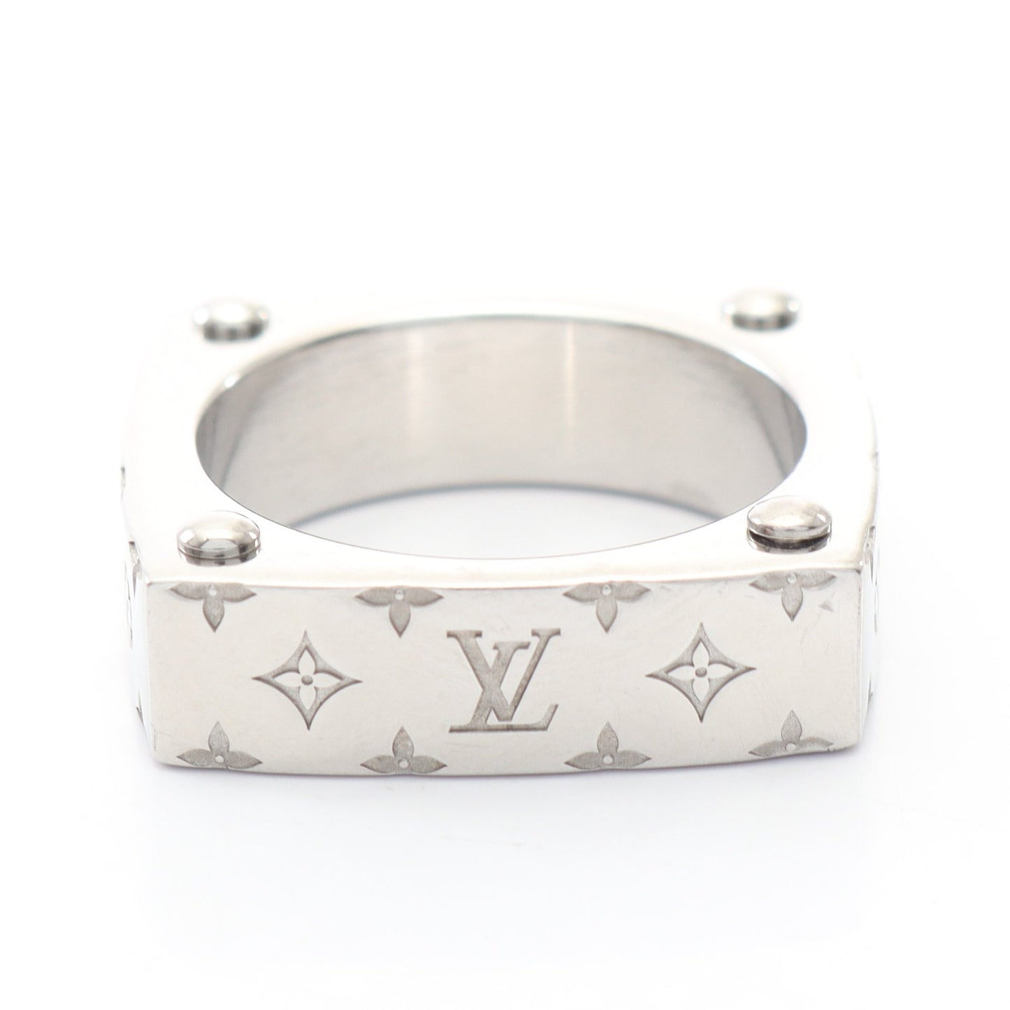 モノグラムボールド リング 指輪 シルバー ルイヴィトン アクセサリー LOUIS VUITTON