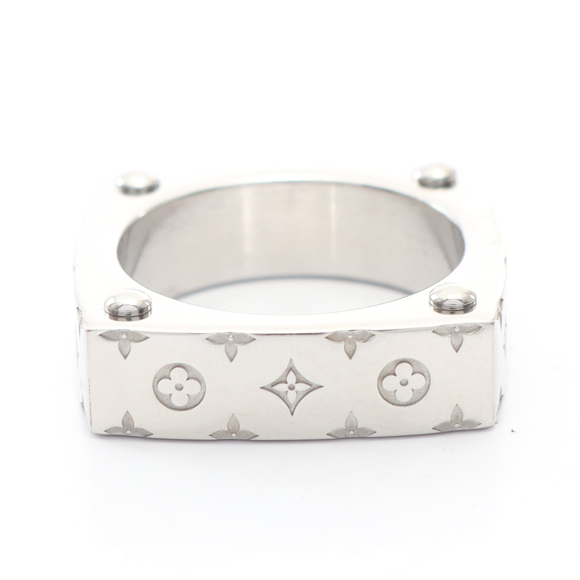 モノグラムボールド リング 指輪 シルバー ルイヴィトン アクセサリー LOUIS VUITTON