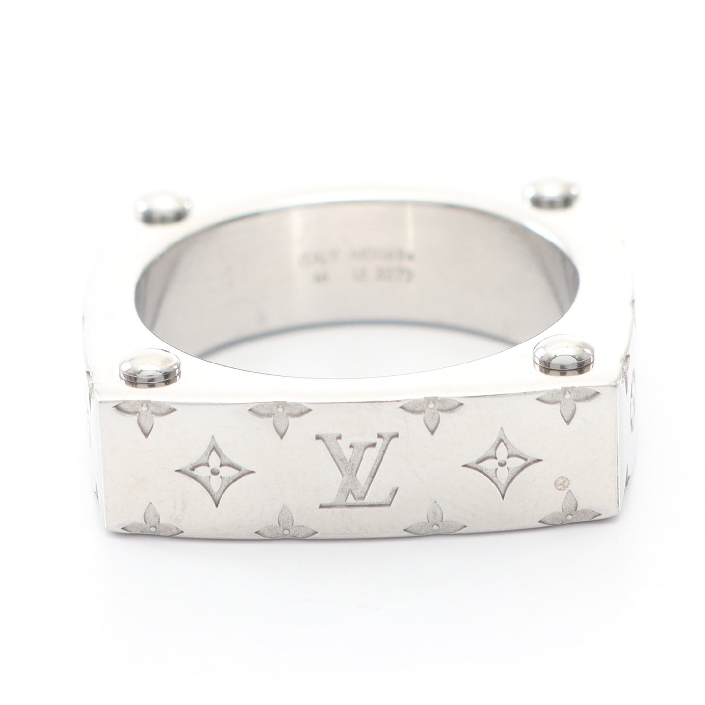 モノグラムボールド リング 指輪 シルバー ルイヴィトン アクセサリー LOUIS VUITTON