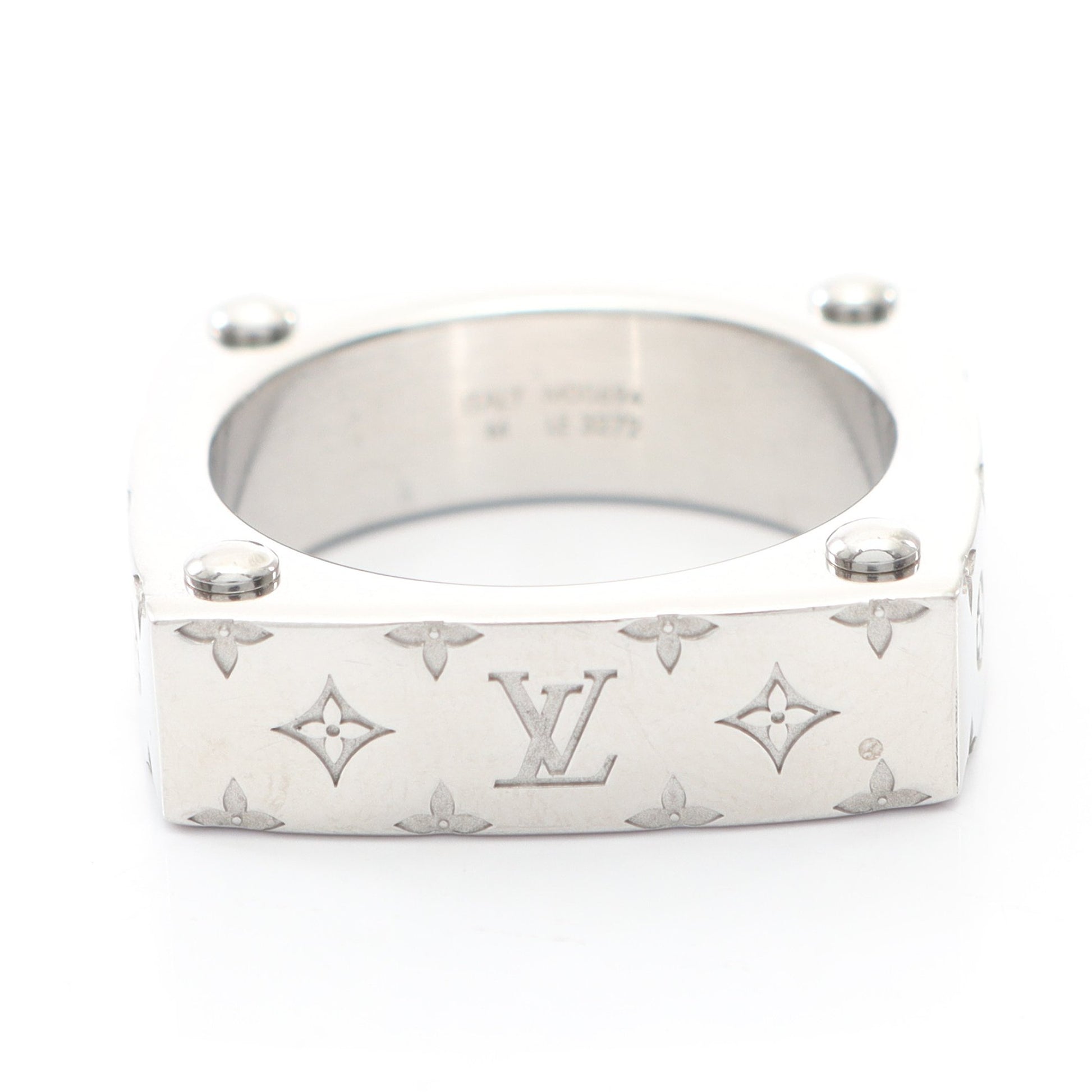 モノグラムボールド リング 指輪 シルバー ルイヴィトン アクセサリー LOUIS VUITTON