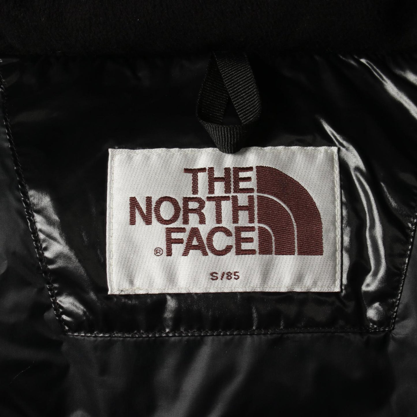 W'S GLOSSY ELBERON RDS DOWN JACKET フード付き クロップド ダウンジャケット ナイロン ブラック ザノースフェイス ホワイトレーベル アウター THE NORTH FACE WHITE LABEL