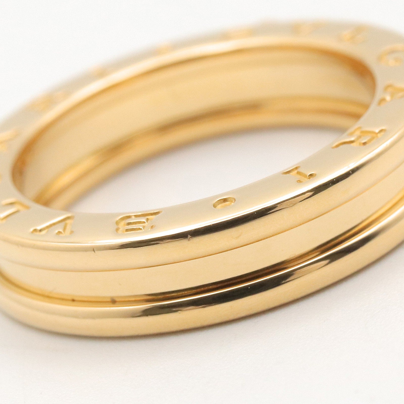 B-zero1 リング 1バンド リング 指輪 K18YG ゴールド イエローゴールド ブルガリ アクセサリー BVLGARI