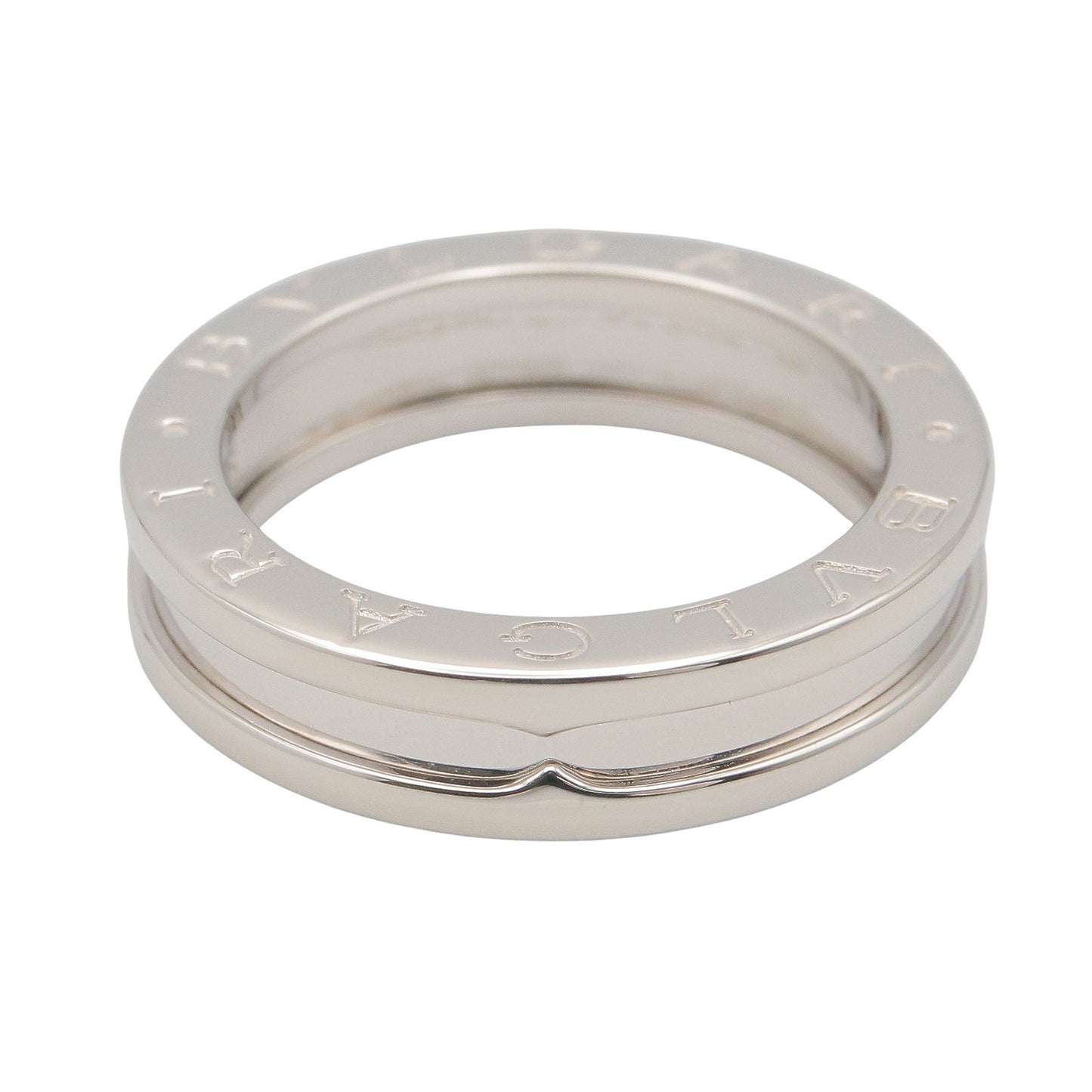 B-zero1 リング 1バンド リング 指輪 K18WG シルバー ホワイトゴールド ブルガリ アクセサリー BVLGARI
