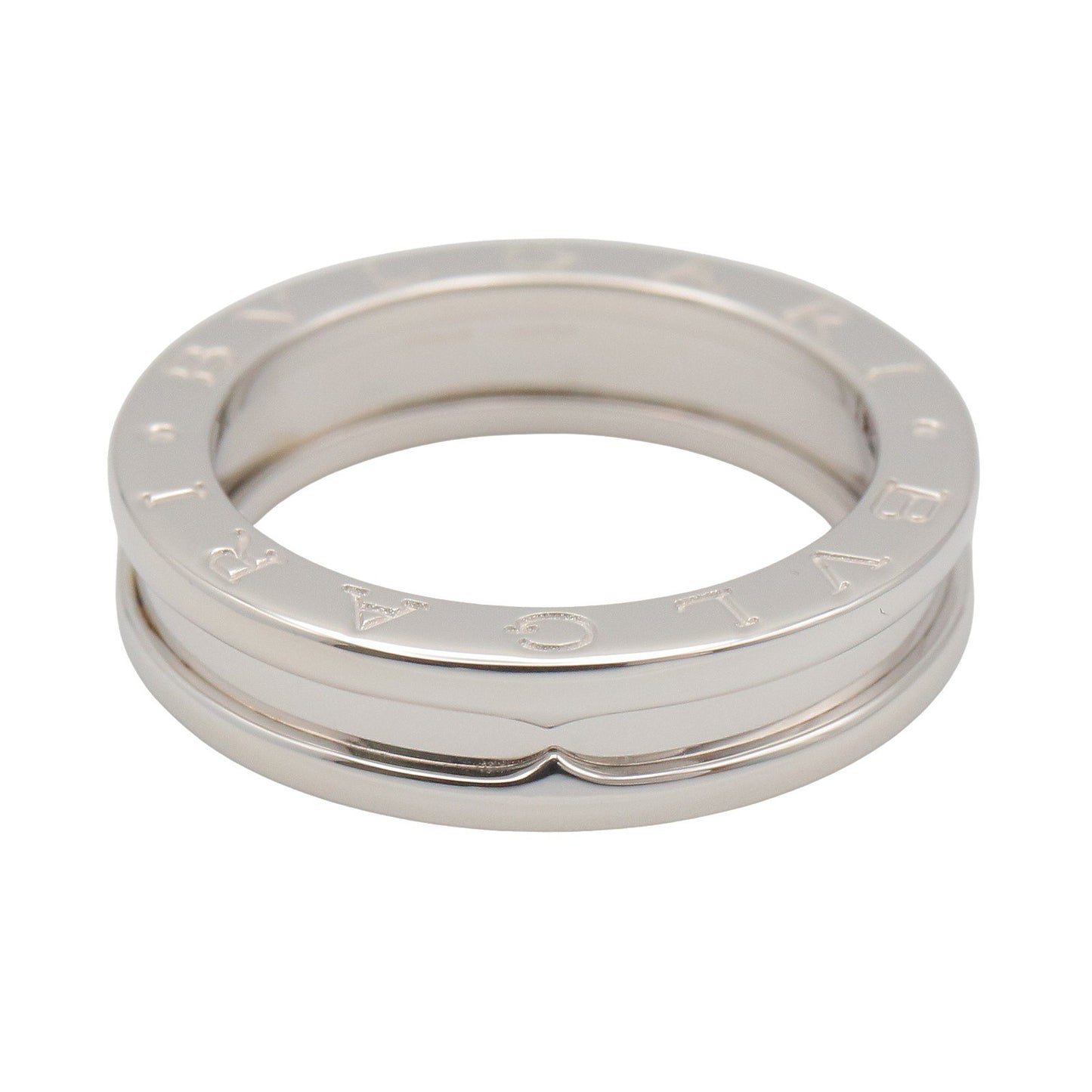 B-zero1 リング 1バンド リング 指輪 K18WG シルバー ホワイトゴールド ブルガリ アクセサリー BVLGARI