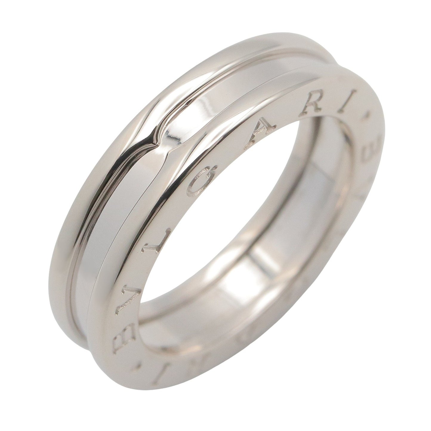 B-zero1 リング 1バンド リング 指輪 K18WG シルバー ホワイトゴールド ブルガリ アクセサリー BVLGARI