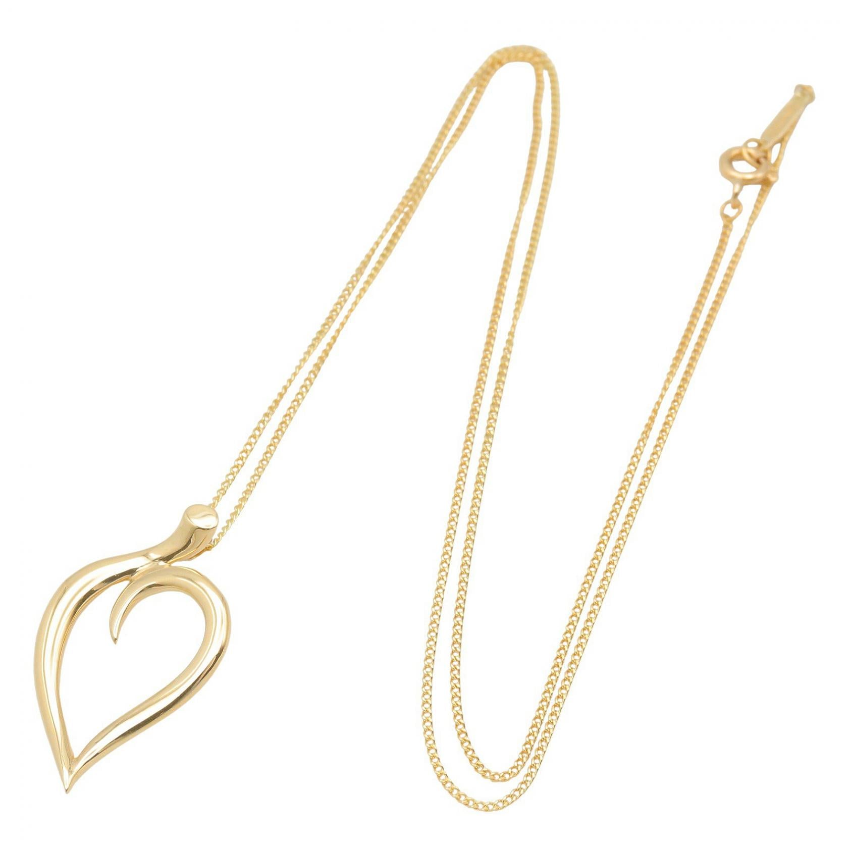 リーフ ネックレス ネックレス K18YG ゴールド イエローゴールド ティファニー アクセサリー TIFFANY & Co.