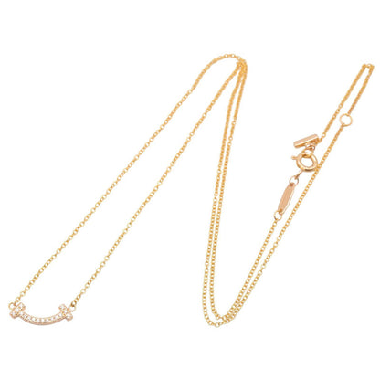Tスマイル ミニ ダイヤ ネックレス ネックレス K18PG ダイヤモンド クリア ピンクゴールド ティファニー アクセサリー TIFFANY & Co.