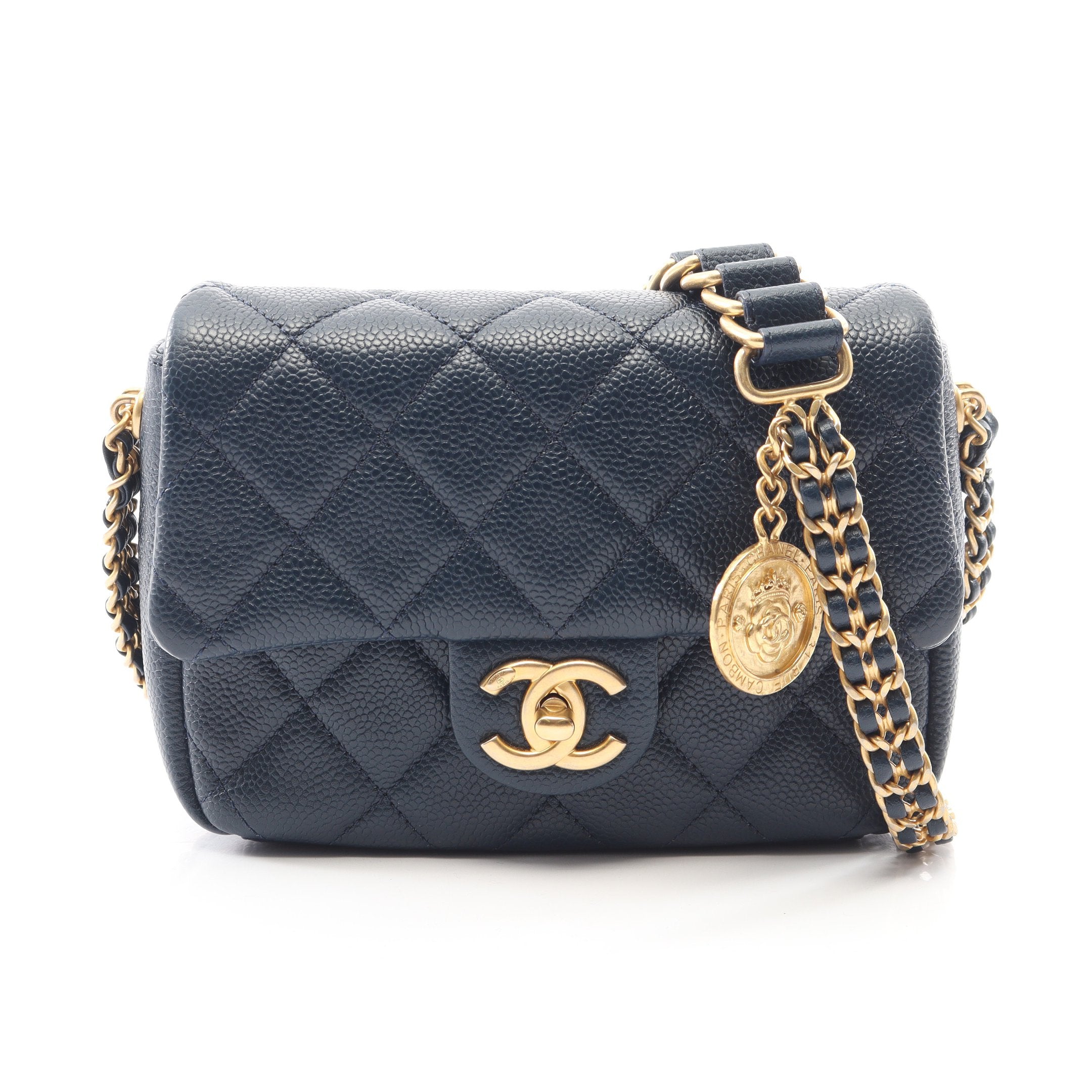 シャネル マトラッセ チェーンショルダーバッグ CHANEL（シャネル） マトラッセ チェーン ショルダーバッグ レザー