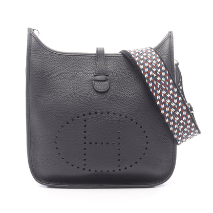 エヴリン 3 トロワ PM ブルーニュイ ショルダーバッグ トリヨンクレマンス ダークブルー シルバー金具 B刻印 エルメス バッグ HERMES