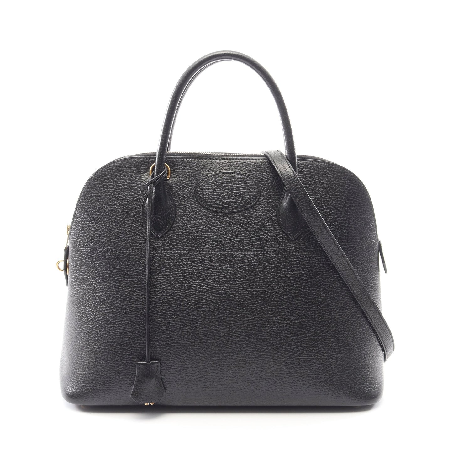 ボリード35 2WAY ハンドバッグ アルデンヌ ブラック ゴールド金具 ○X刻印 エルメス バッグ HERMES