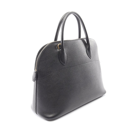 ボリード35 2WAY ハンドバッグ アルデンヌ ブラック ゴールド金具 ○X刻印 エルメス バッグ HERMES