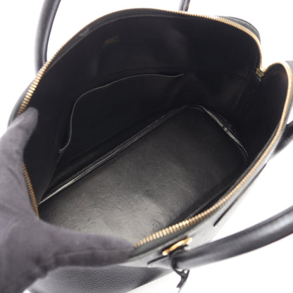 ボリード35 2WAY ハンドバッグ アルデンヌ ブラック ゴールド金具 ○X刻印 エルメス バッグ HERMES