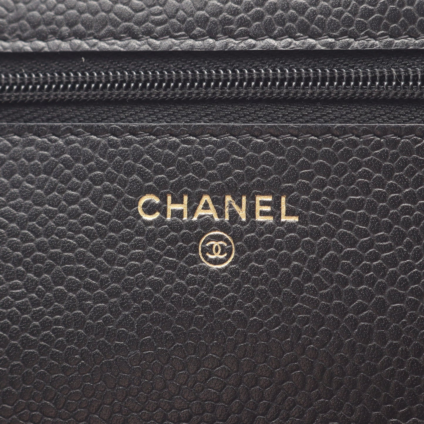 マトラッセ チェーンウォレット キャビアスキン ブラック ゴールド金具 シャネル バッグ CHANEL