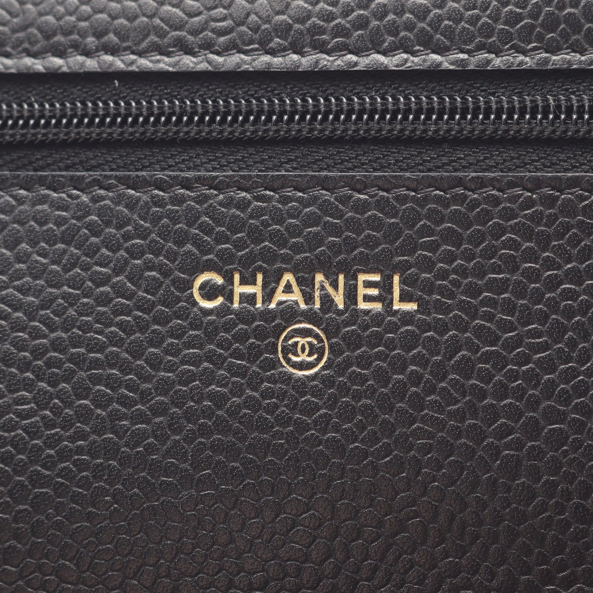 マトラッセ チェーンウォレット キャビアスキン ブラック ゴールド金具 シャネル バッグ CHANEL