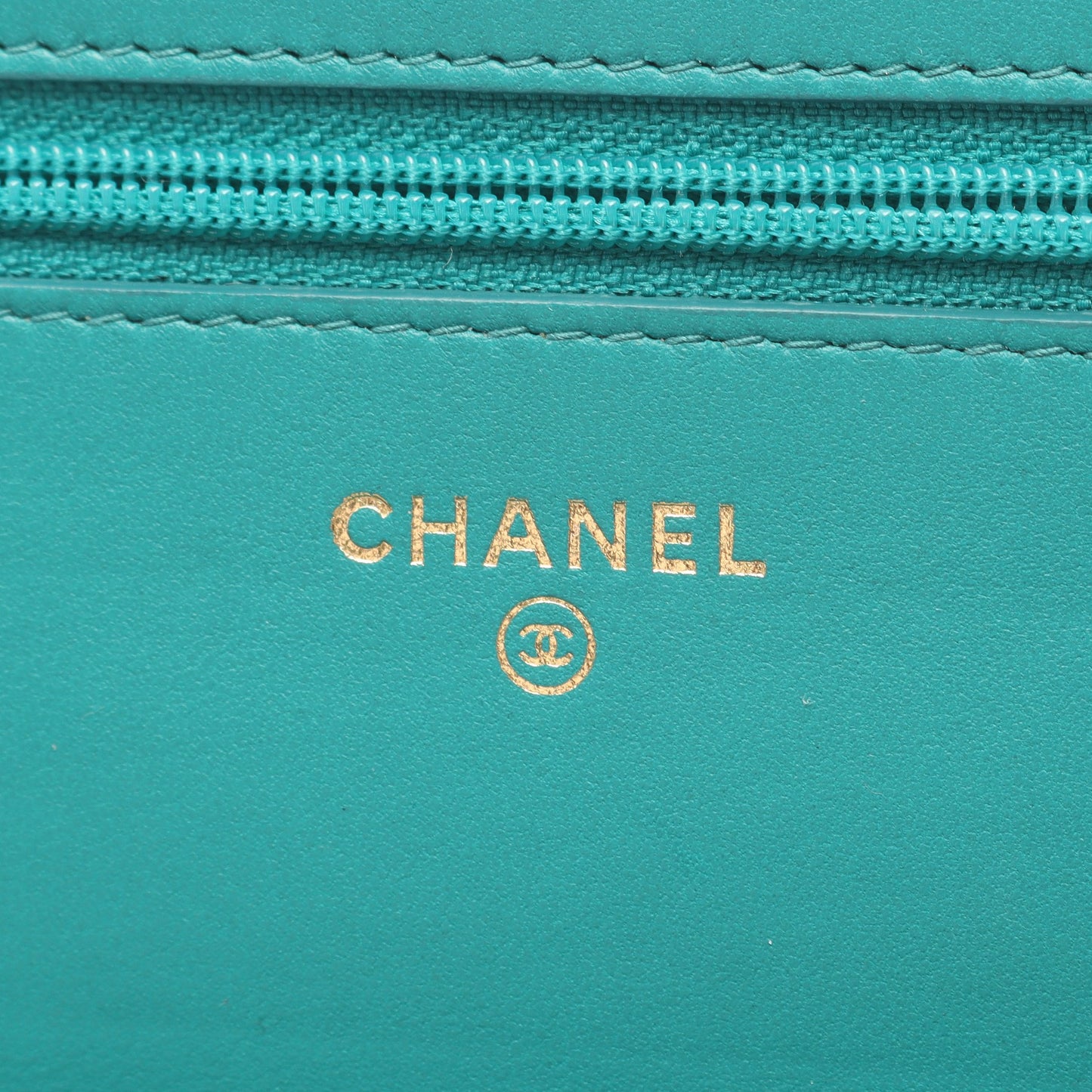 マトラッセ チェーンウォレット ラムスキン グリーン ゴールド金具 シャネル バッグ CHANEL