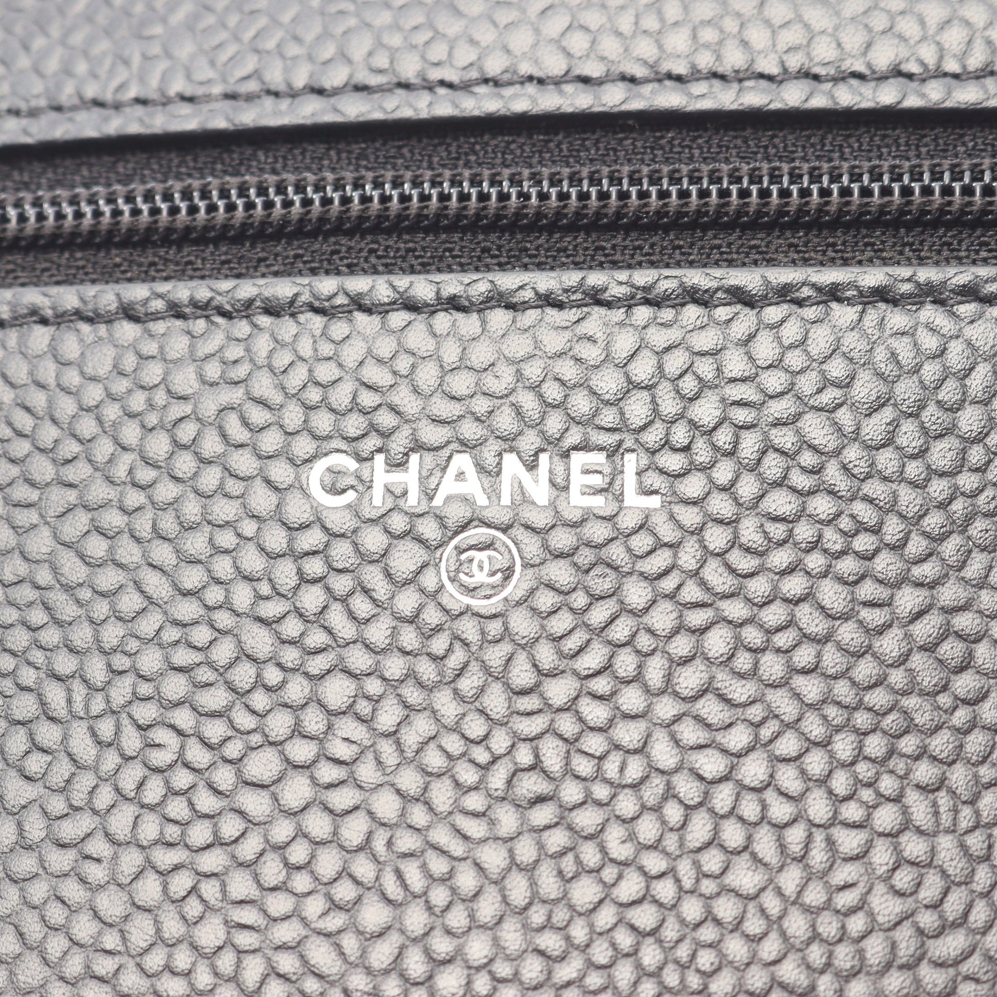 ココマーク チェーンウォレット レザー エナメルレザー ブラック シルバー金具 シャネル バッグ CHANEL
