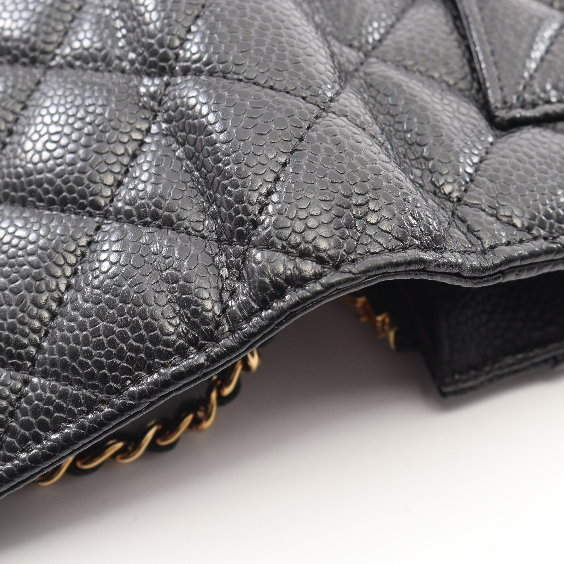 シャネル CHANEL マトラッセ チェーンウォレット キャビア 黒 S金具 23番台 【73348】 楽天市場】シャネル CHANEL マトラッセ チェーンウォレット キャビア