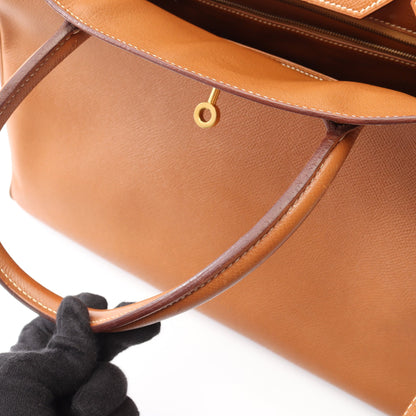 バーキン40 ゴールド ハンドバッグ クシュベル ブラウン ゴールド金具 ○Z刻印 エルメス バッグ HERMES