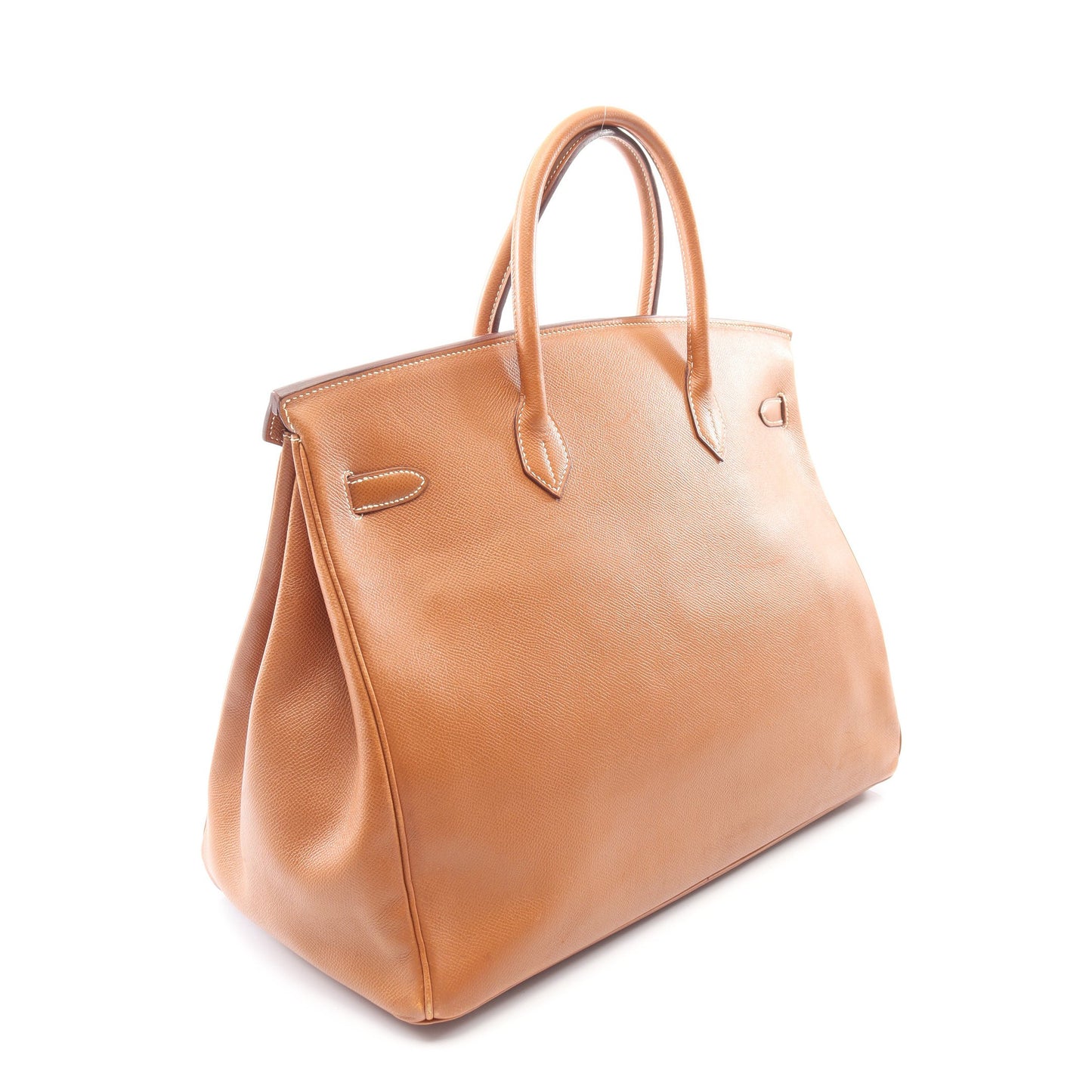 バーキン40 ゴールド ハンドバッグ クシュベル ブラウン ゴールド金具 ○Z刻印 エルメス バッグ HERMES