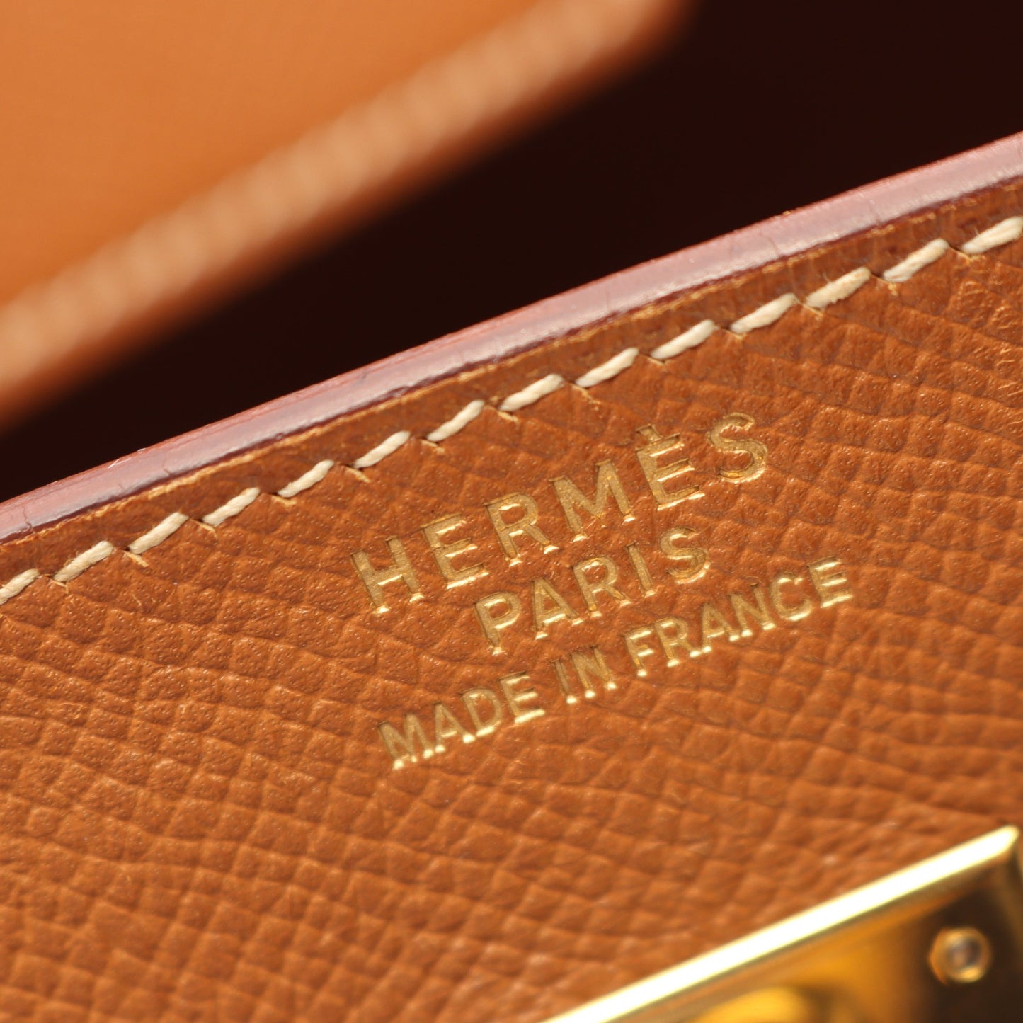 バーキン40 ゴールド ハンドバッグ クシュベル ブラウン ゴールド金具 ○Z刻印 エルメス バッグ HERMES