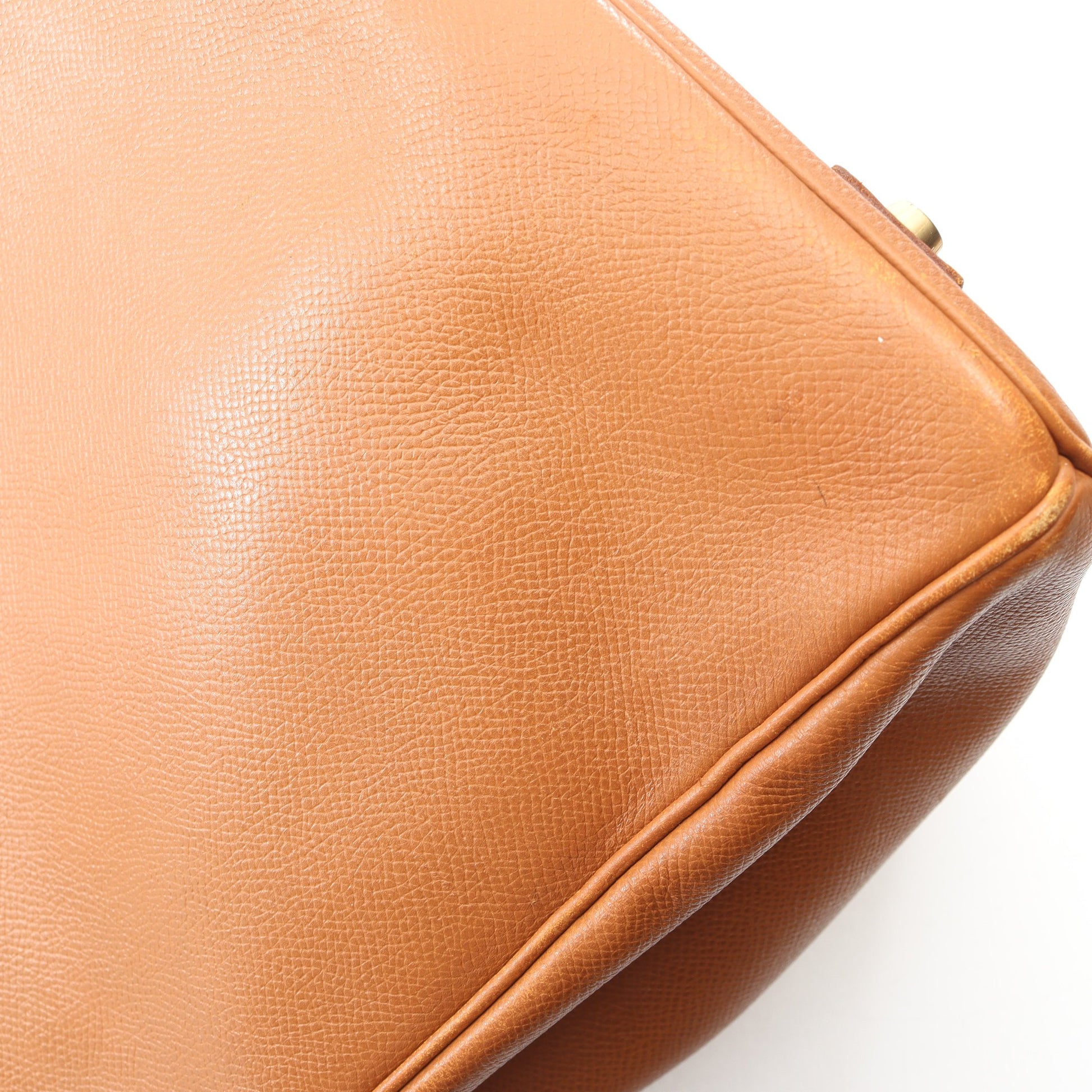 バーキン40 ゴールド ハンドバッグ クシュベル ブラウン ゴールド金具 ○Z刻印 エルメス バッグ HERMES