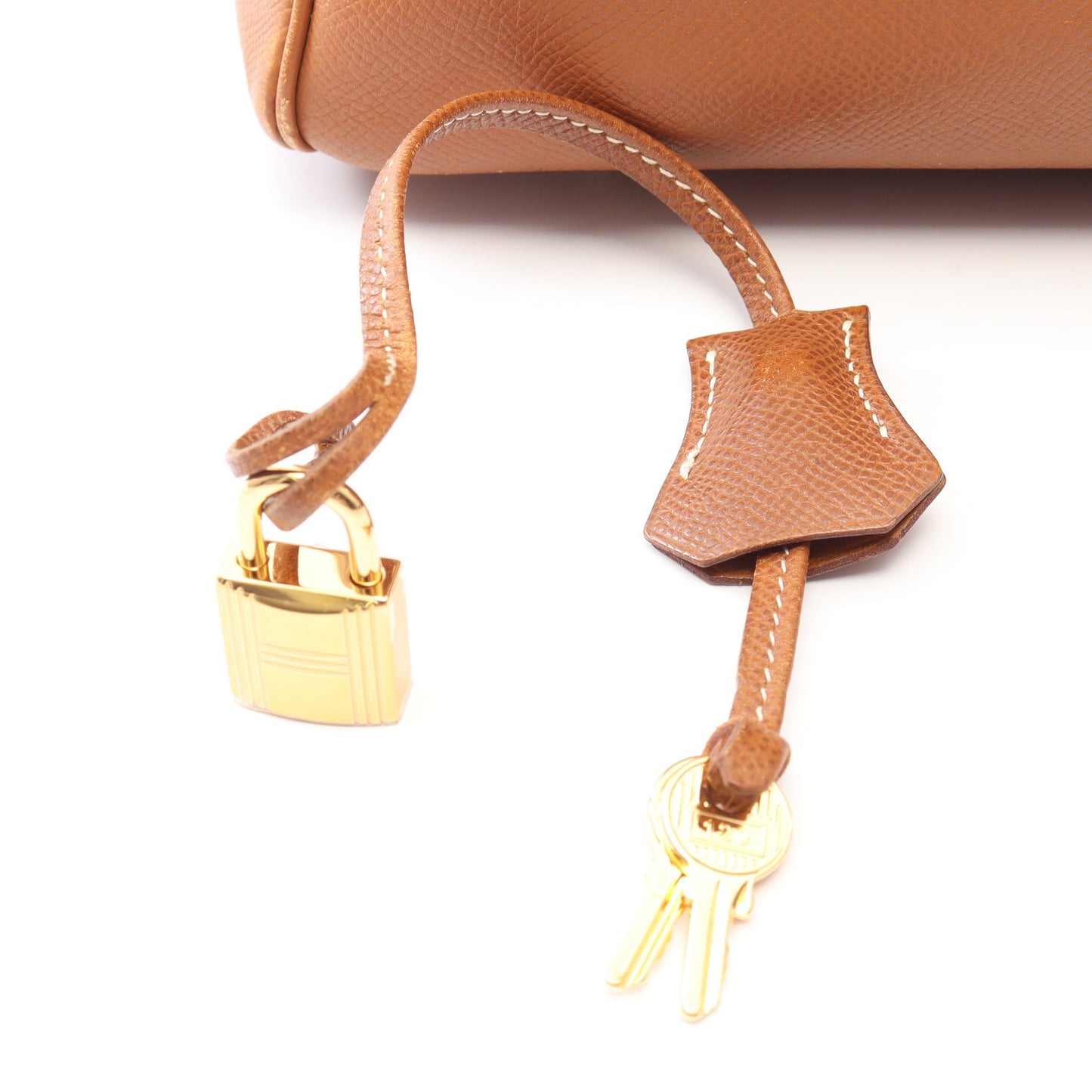 バーキン40 ゴールド ハンドバッグ クシュベル ブラウン ゴールド金具 ○Z刻印 エルメス バッグ HERMES