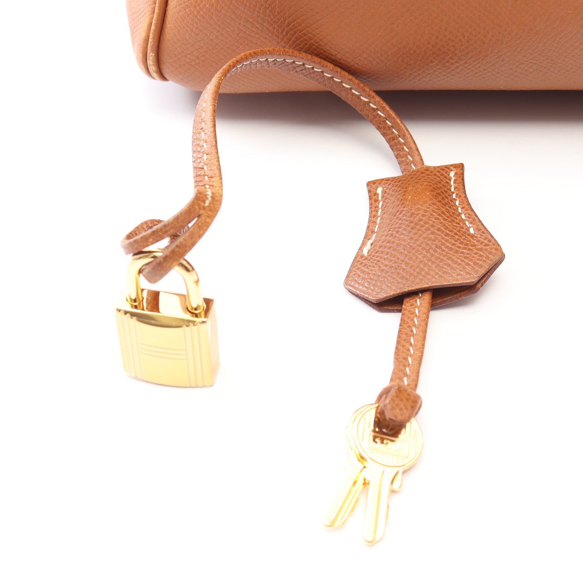 バーキン40 ゴールド ハンドバッグ クシュベル ブラウン ゴールド金具 ○Z刻印 エルメス バッグ HERMES