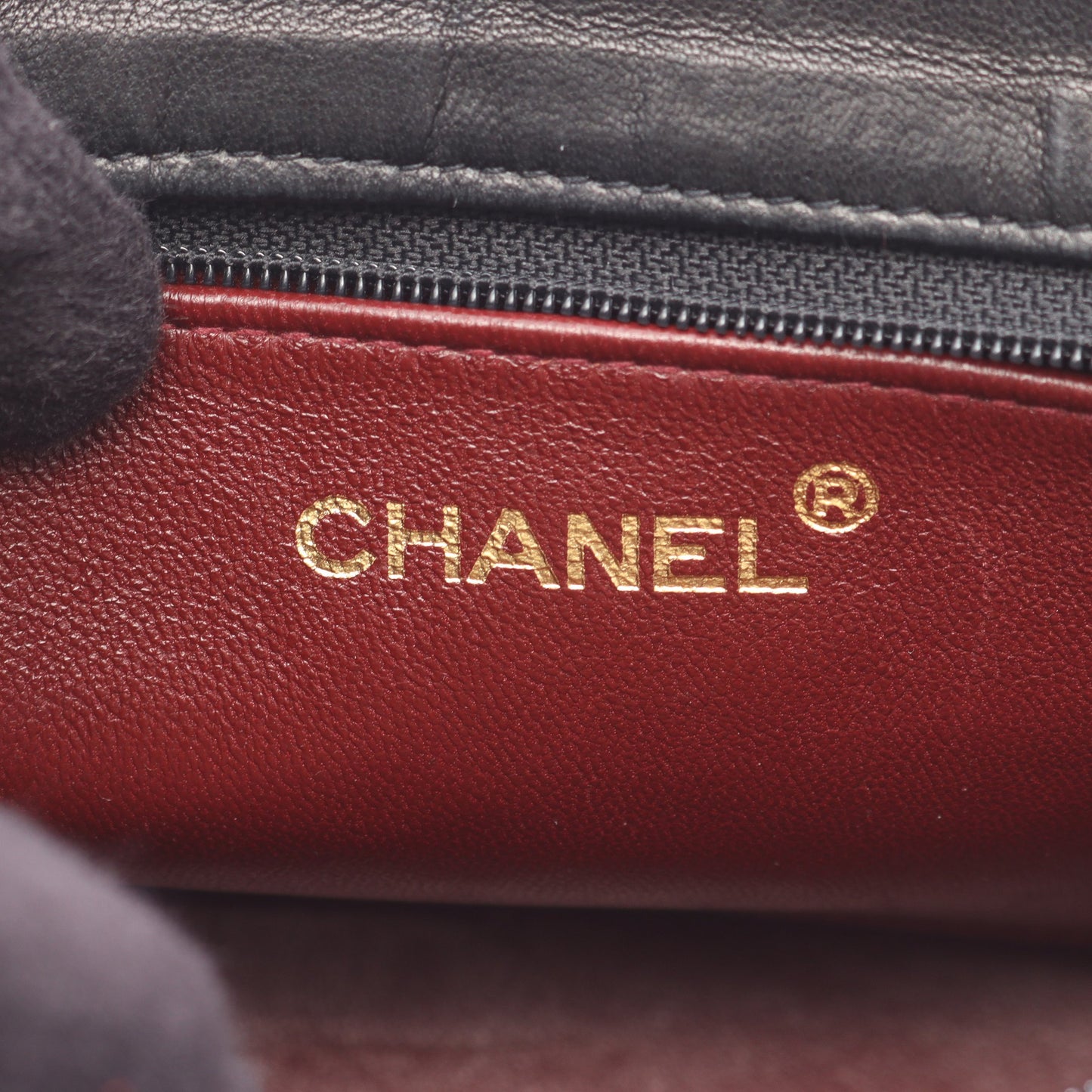 マトラッセ チェーンハンドバッグ ラムスキン ブラック ゴールド金具 シャネル バッグ CHANEL