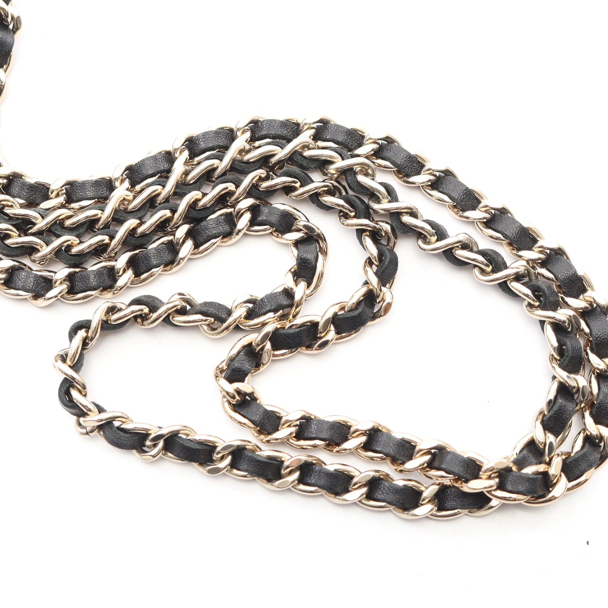 トレンディCC ミニ チェーンショルダーバッグ ラムスキン ブラック ゴールド金具 シャネル バッグ CHANEL