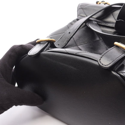CHANEL19 バックパック リュックサック ラムスキン ブラック ゴールド金具 シャネル バッグ CHANEL