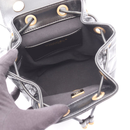 CHANEL19 バックパック リュックサック ラムスキン ブラック ゴールド金具 シャネル バッグ CHANEL