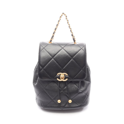 CHANEL19 バックパック リュックサック ラムスキン ブラック ゴールド金具 シャネル バッグ CHANEL