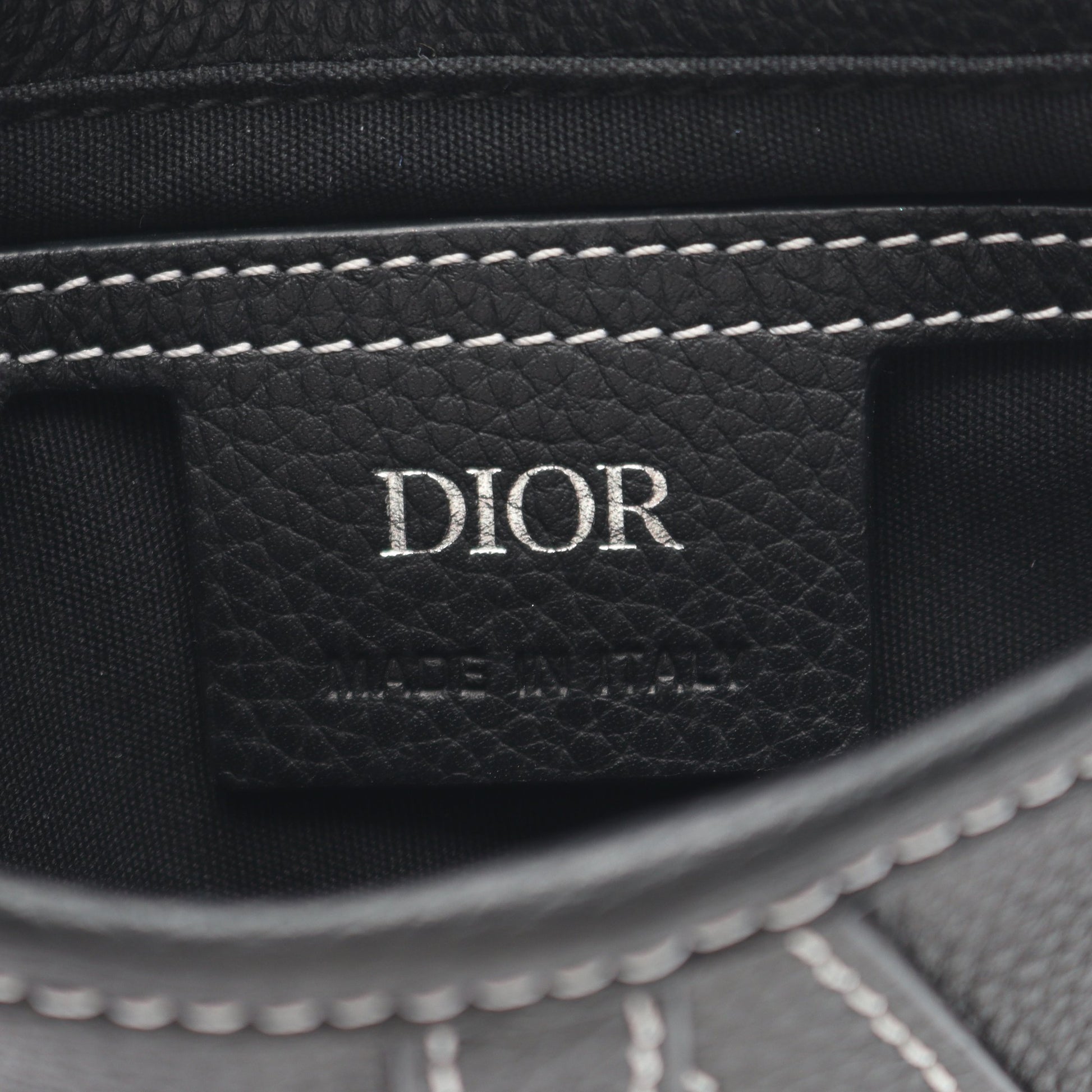 サドル ショルダーバッグ レザー ブラック クリスチャンディオール バッグ Christian Dior