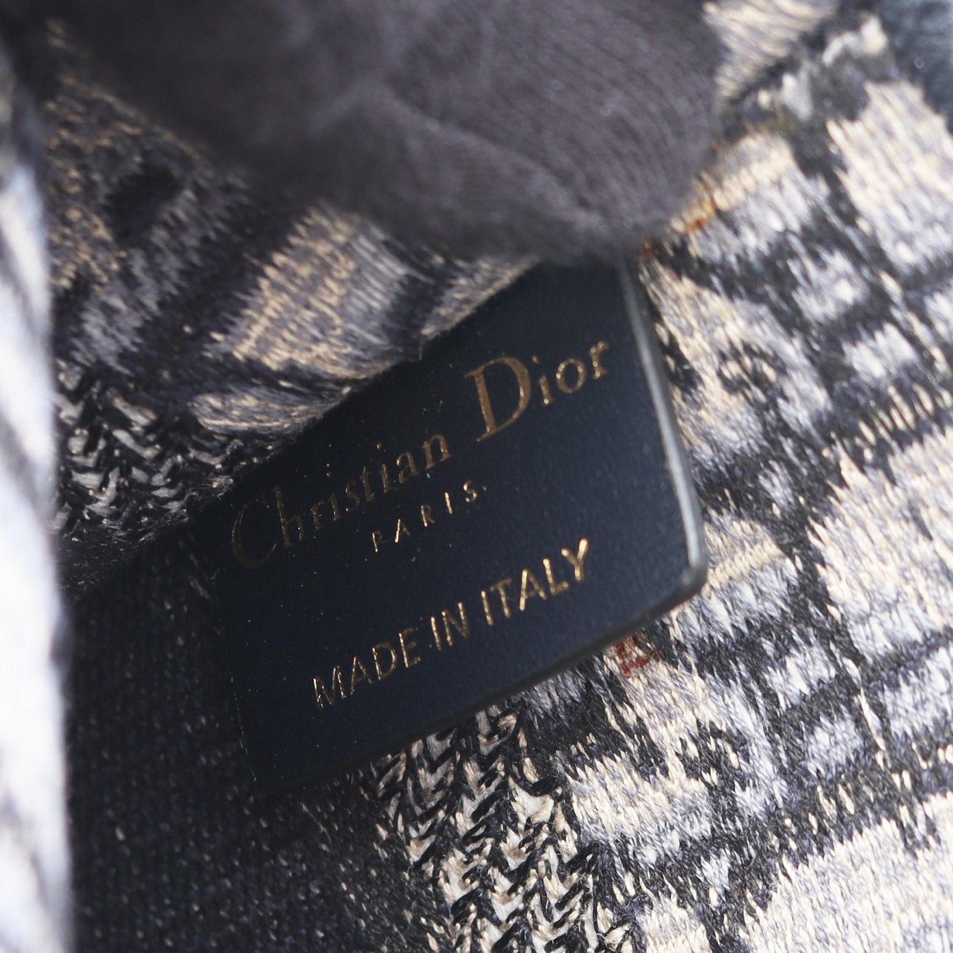 BOOK TOTE ミニ エンブロダイリー ハンドバッグ トートバッグ キャンバス ネイビー ベージュ クリスチャンディオール バッグ Christian Dior