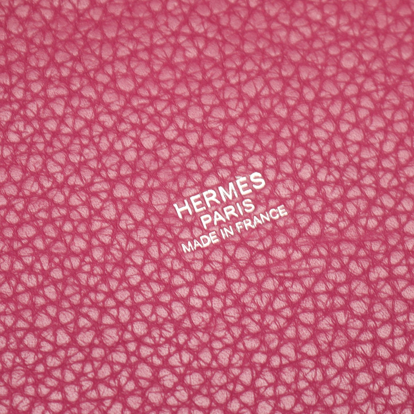 ピコタンロックMM トスカ ハンドバッグ トリヨンクレマンス パープル シルバー金具 □O刻印 エルメス バッグ HERMES