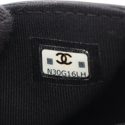 ボーイシャネル フォンホルダー チェーンショルダーバッグ キャビアスキン ブラック シルバー金具 シャネル バッグ CHANEL
