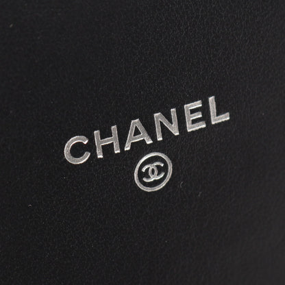 ボーイシャネル フォンホルダー チェーンショルダーバッグ キャビアスキン ブラック シルバー金具 シャネル バッグ CHANEL