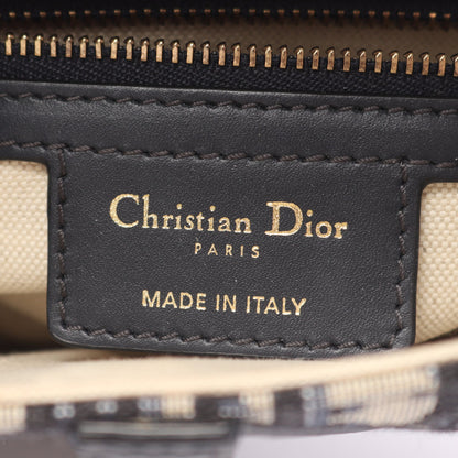 サドルバッグ オブリーク 2WAY ハンドバッグ キャンバス レザー ベージュ ネイビー クリスチャンディオール バッグ Christian Dior