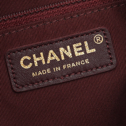 マトラッセ 2WAY チェーンショルダーバッグ レザー グレーグリーン ゴールド金具 シャネル バッグ CHANEL