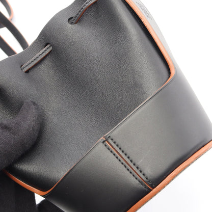 バルーンバッグ ナノ 2WAY ショルダーバッグ レザー ブラック ロエベ バッグ LOEWE