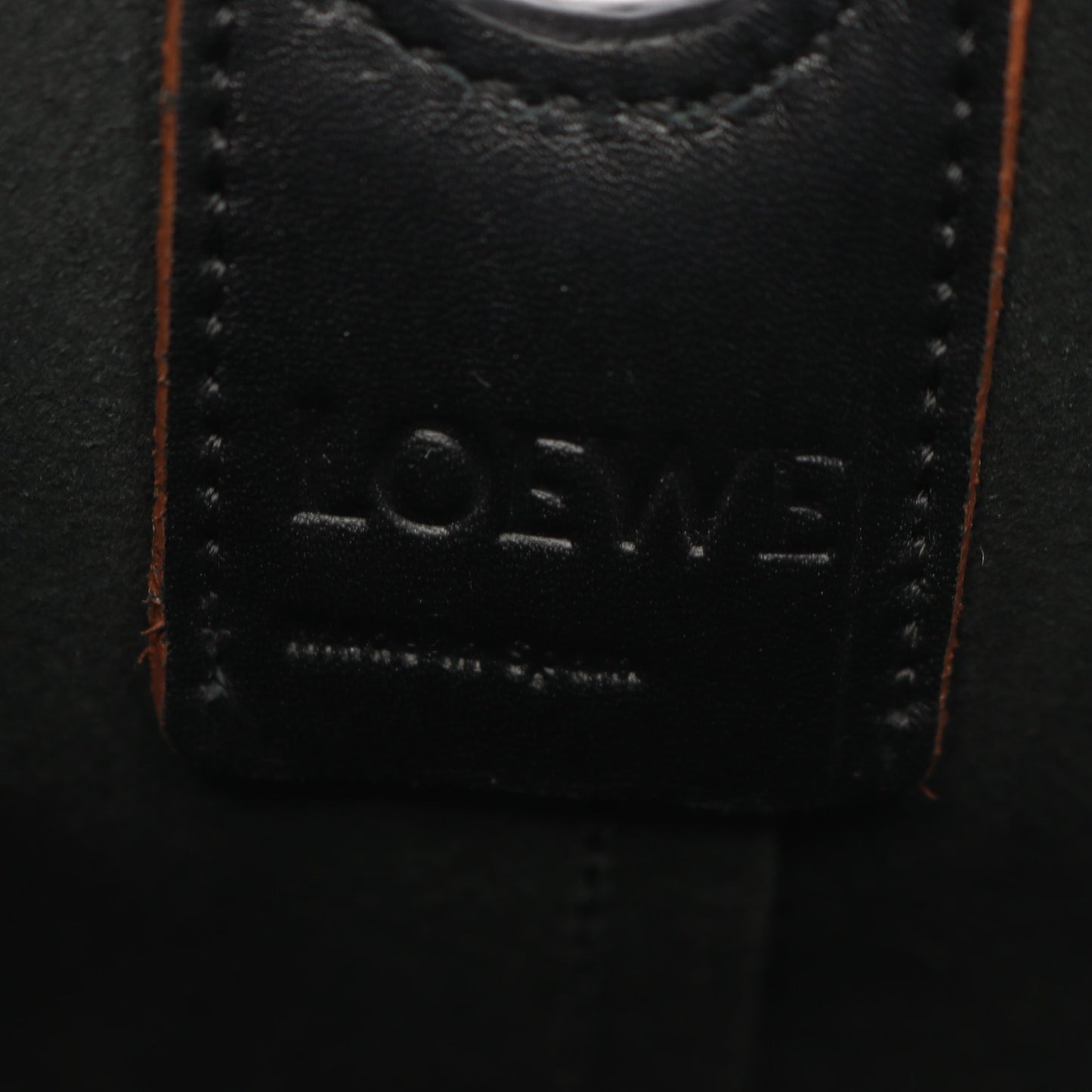 バルーンバッグ ナノ 2WAY ショルダーバッグ レザー ブラック ロエベ バッグ LOEWE