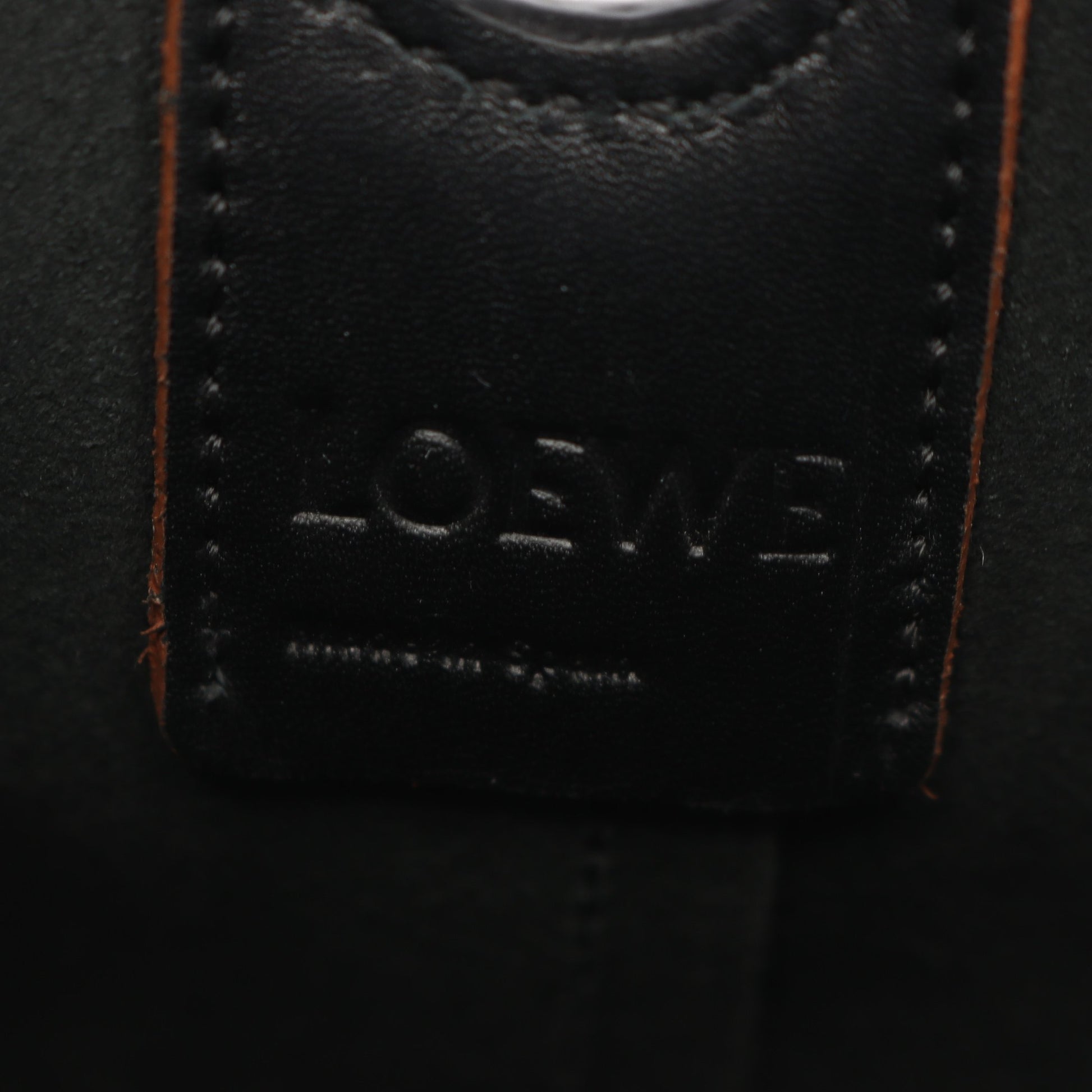 バルーンバッグ ナノ 2WAY ショルダーバッグ レザー ブラック ロエベ バッグ LOEWE