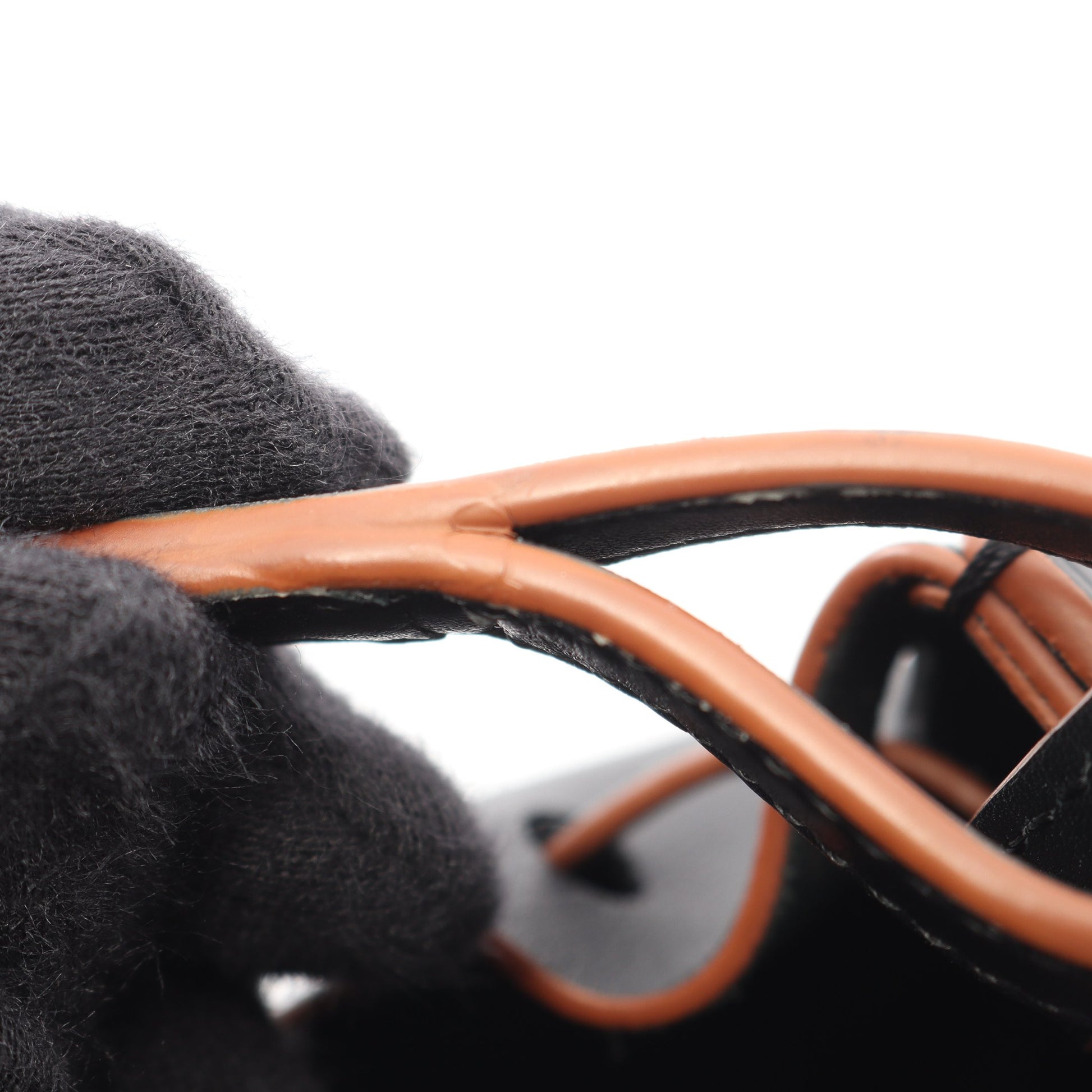 バルーンバッグ ナノ 2WAY ショルダーバッグ レザー ブラック ロエベ バッグ LOEWE