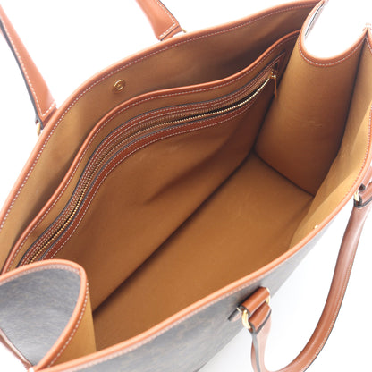 ホリゾンタル カバ トリオンフ ハンドバッグ トートバッグ PVC レザー ブラック ブラウン セリーヌ バッグ CELINE