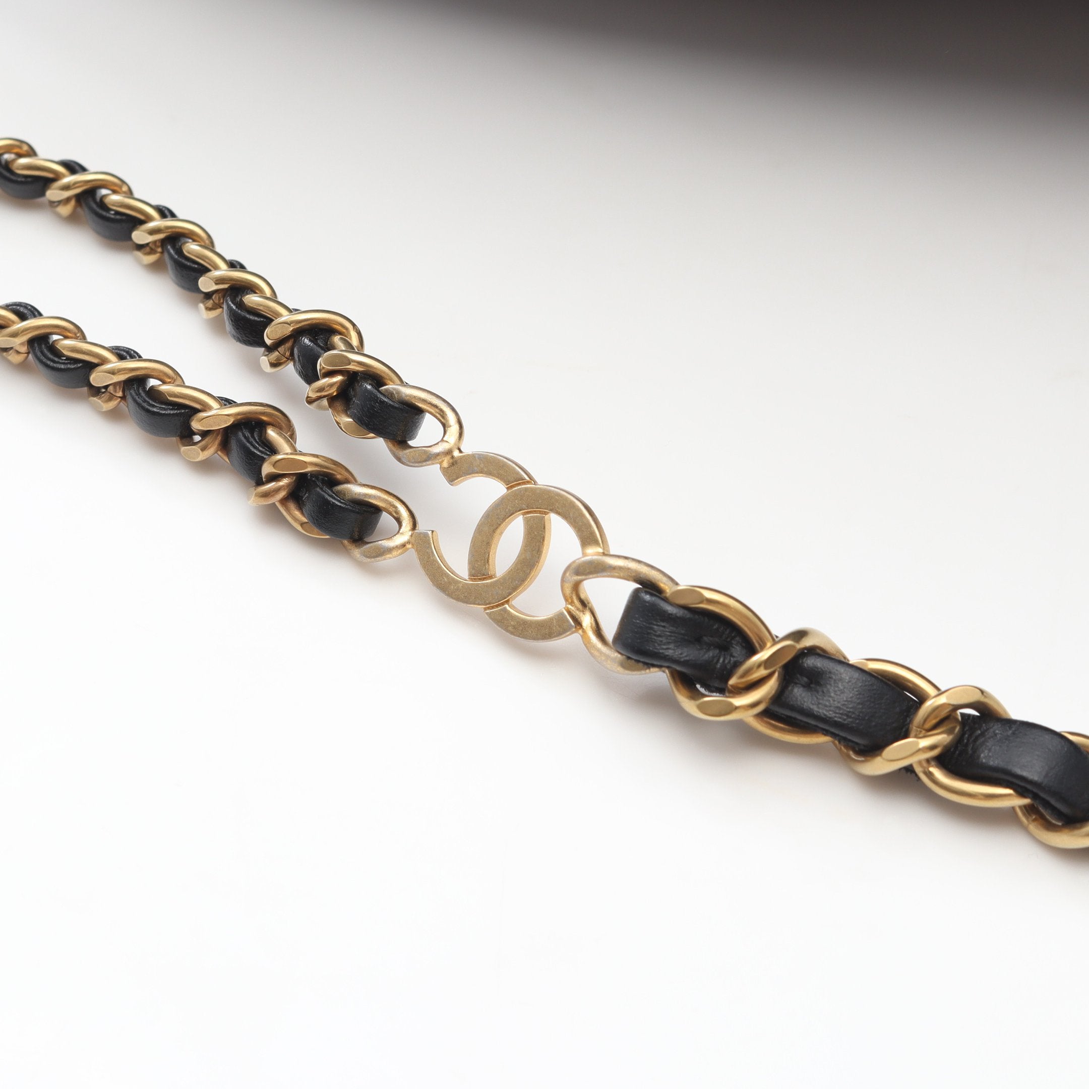 シャネル CHANEL ゴールド金具レザーエスパドリーユ ブラック 37 CHANEL（シャネル） 【美品】CHANEL エスパドリーユ 2024AW 24A G45849