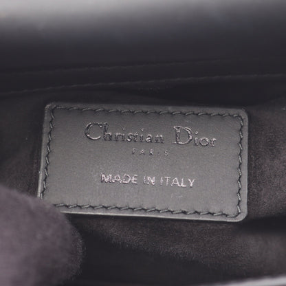 レディディオール ミニ カナージュ 2WAY ハンドバッグ レザー ブラック クリスチャンディオール バッグ Christian Dior