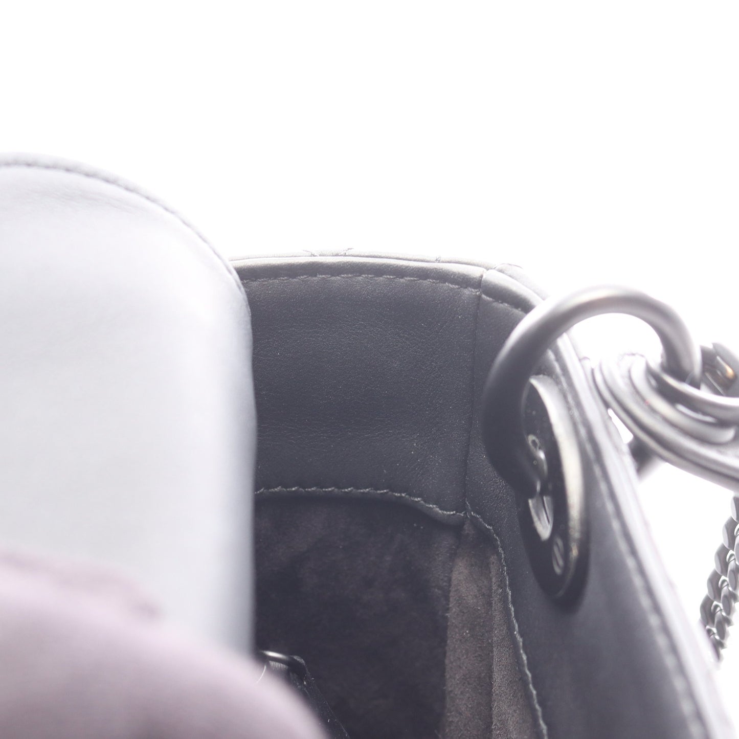 レディディオール ミニ カナージュ 2WAY ハンドバッグ レザー ブラック クリスチャンディオール バッグ Christian Dior