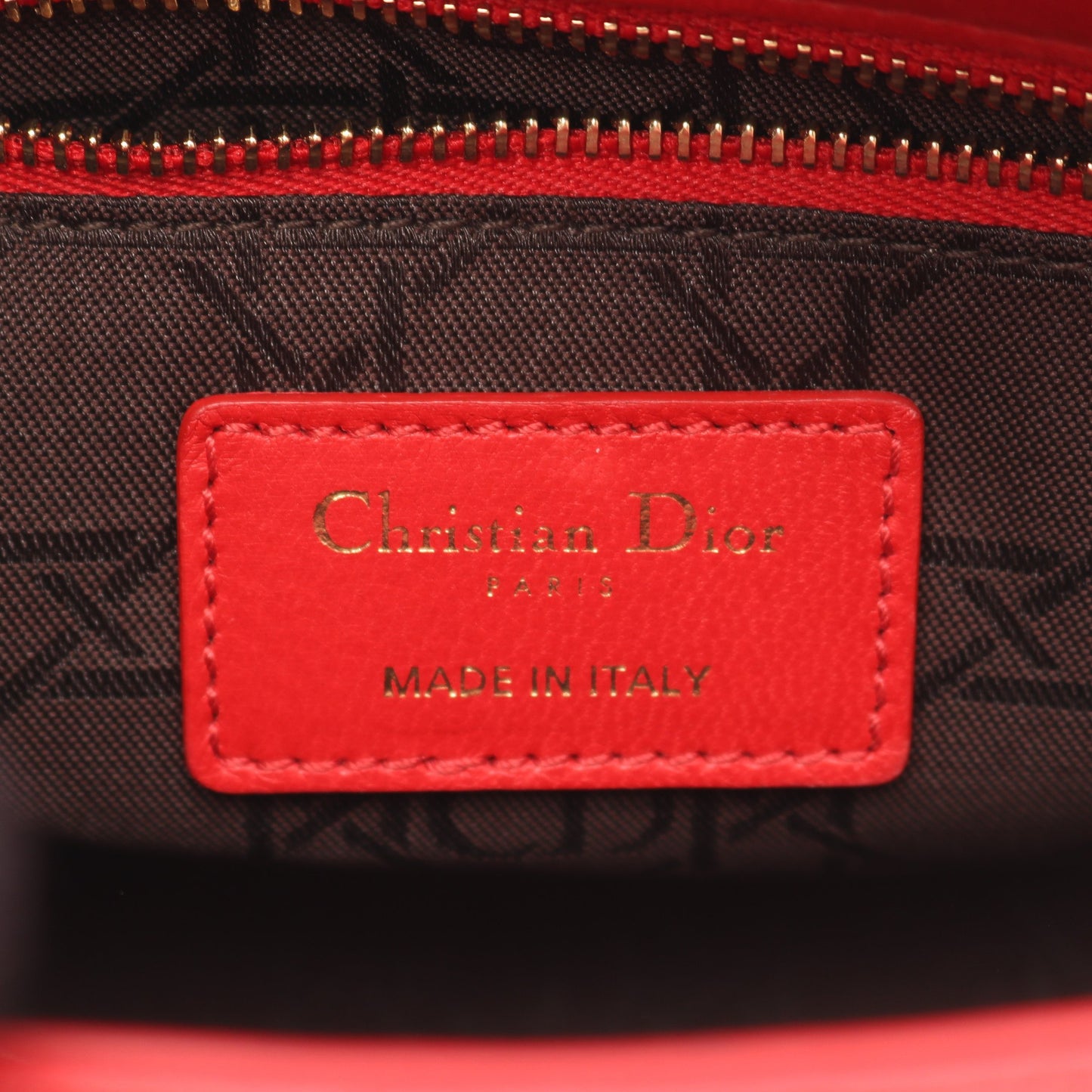 LADY DIOR MY ABCDIOR 2WAY ハンドバッグ レザー レッド クリスチャンディオール バッグ Christian Dior