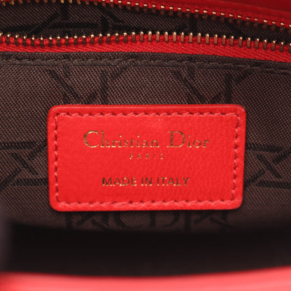 LADY DIOR MY ABCDIOR 2WAY ハンドバッグ レザー レッド クリスチャンディオール バッグ Christian Dior
