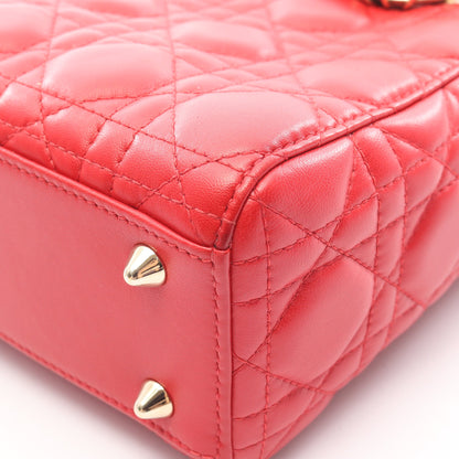 LADY DIOR MY ABCDIOR 2WAY ハンドバッグ レザー レッド クリスチャンディオール バッグ Christian Dior